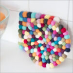 フェルトのポットマット